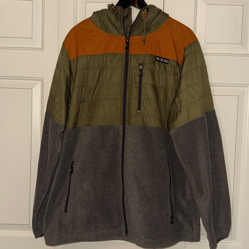 Ski The East Fleece Full Zip Jacket-XL